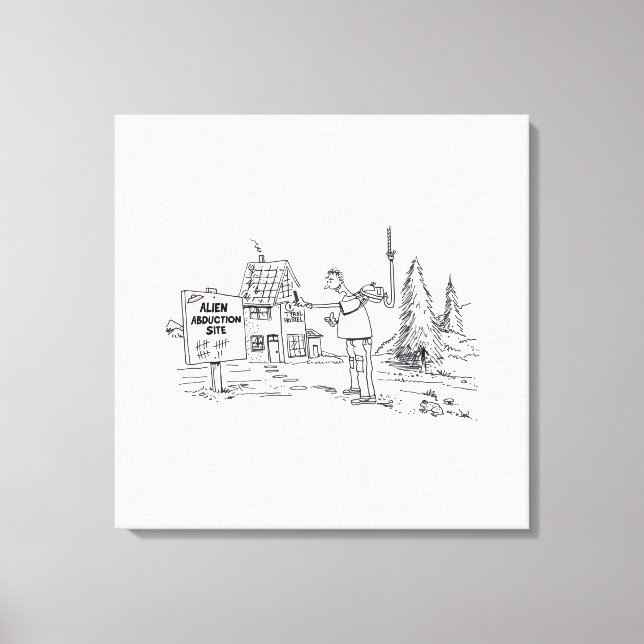 Leinwand von Alien Abduction Site (Vorderseite)