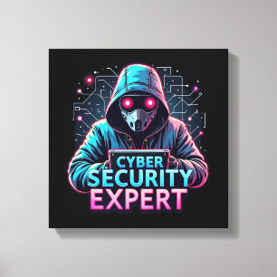 Leinwand von Cybersicherheitsexperten