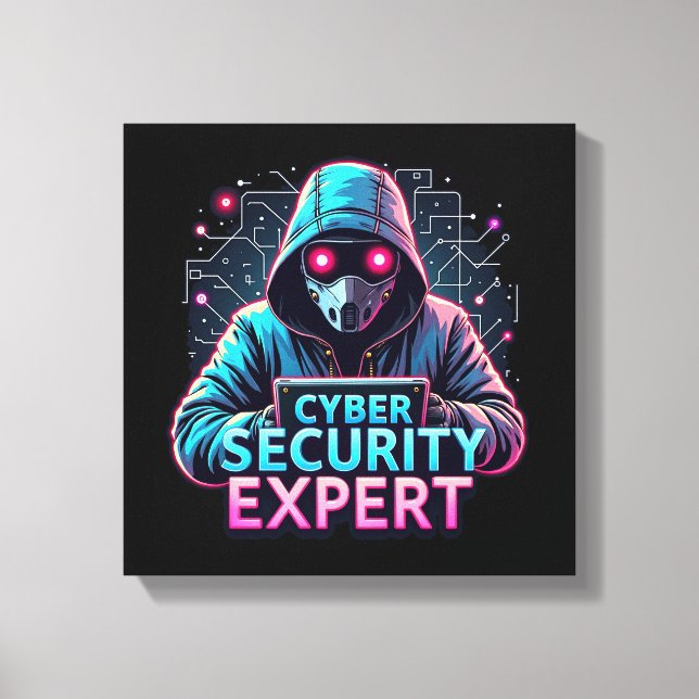 Leinwand von Cybersicherheitsexperten (Vorderseite)