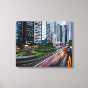Leinwand von Hong Kong Traffic