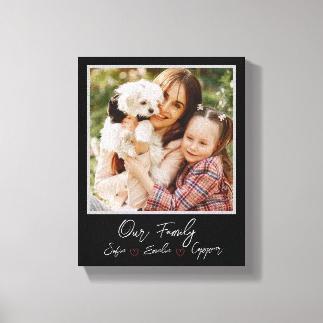 Leinwand von personalisierten Fotos (Vorderseite)