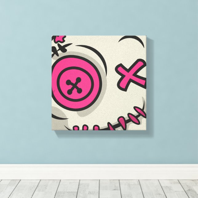 Leinwand von Voodoo-Token ( Größe: 10,00 x 10,00 ) (Insitu (Holzboden))