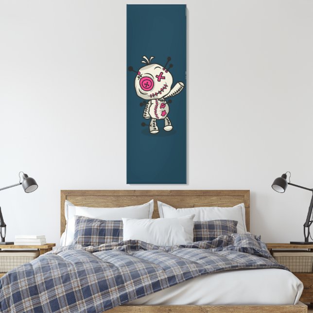 Leinwand von Voodoo-Token ( Größe: 16,00 x 48,00 ) (Insitu (Schlafzimmer))