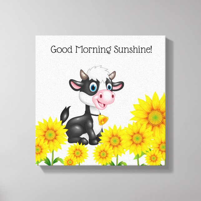 Leinwand Wall Art Country Kuh (Vorderseite)