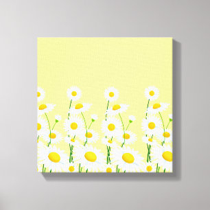 Leinwand Wall Art-White Daisies