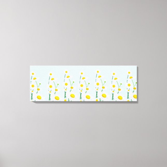 Leinwand Wall Art-White Daisies (Vorderseite)