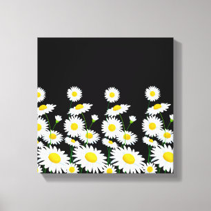 Leinwand Wall Art-White Daisies