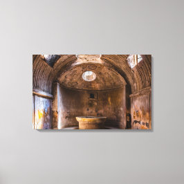 Leinwand Wrap - Römische Bäder - Altes Pompeji, It