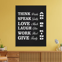 Leinwanddruck Better Human Behavior