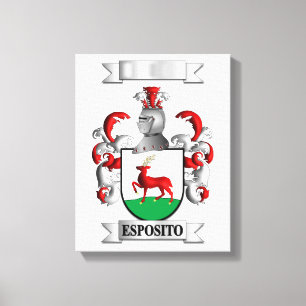 Leinwanddruck italienischer Familienname Esposito