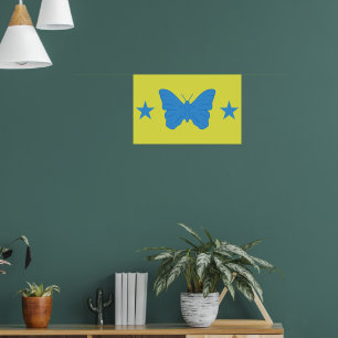 Leinwanddruck mit der Flagge von Bady Bassitt Poster