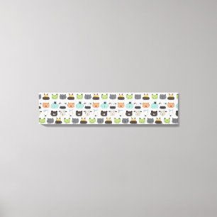 Leinwanddruck - Tiergesichter