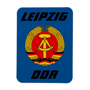 Leipzig, DDR - Ostdeutschland Magnet