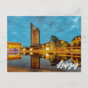 Leipzig, Deutschland Postkarte