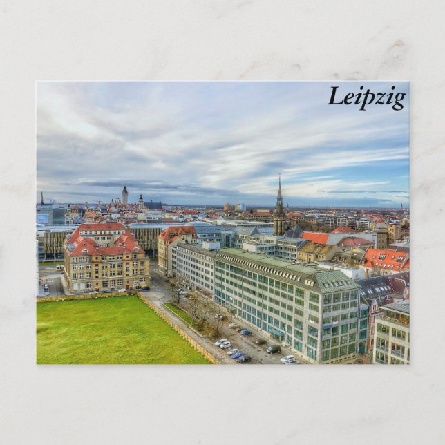 Leipzig, Deutschland Postkarte (Vorderseite)