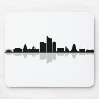 LEIPZIG Deutschland Skyline-Silhouette Mousepad