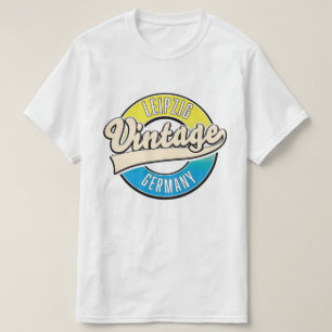 Leipzig Vintage Style Logo. T-Shirt