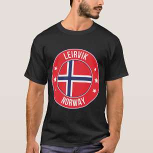 Leirvik, Norwegen Stadt T-Shirt