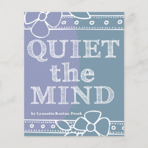 Leise Das Buch Quiet The MInd Werbeankündigung Flyer