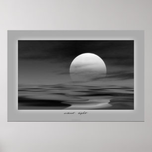 leiser Sonnenuntergang Poster