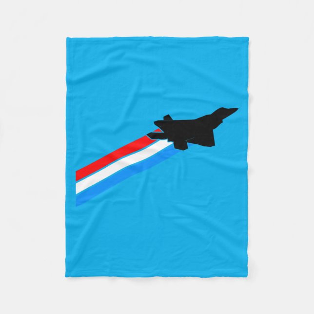 Leistung des F-22 Raptor-Kampfjets Fleecedecke (Vorderseite)