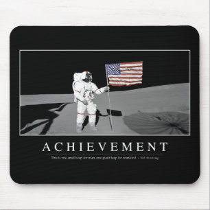 Leistung: Inspirierend Zitat Mousepad