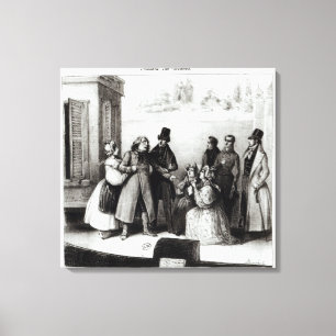 Leistung von 'Le Pere Goriot' Leinwanddruck
