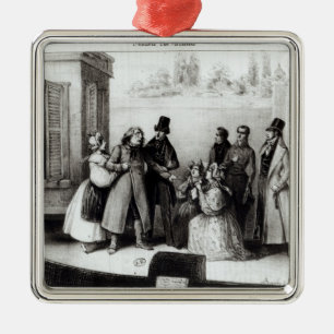 Leistung von 'Le Pere Goriot' Ornament Aus Metall