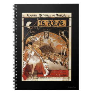 Leistungs-Opernhaus Le Reve Ballet Notizblock