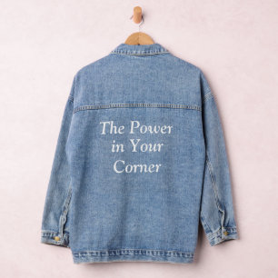 Leistungsstarke Unternehmensmotivation Jeansjacke