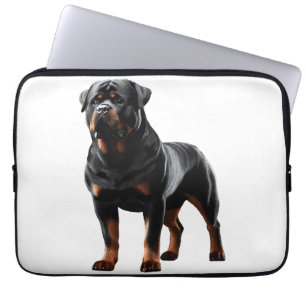 Leistungsstarker Rottweiler-Stanz - kühne Full-Bod Laptopschutzhülle
