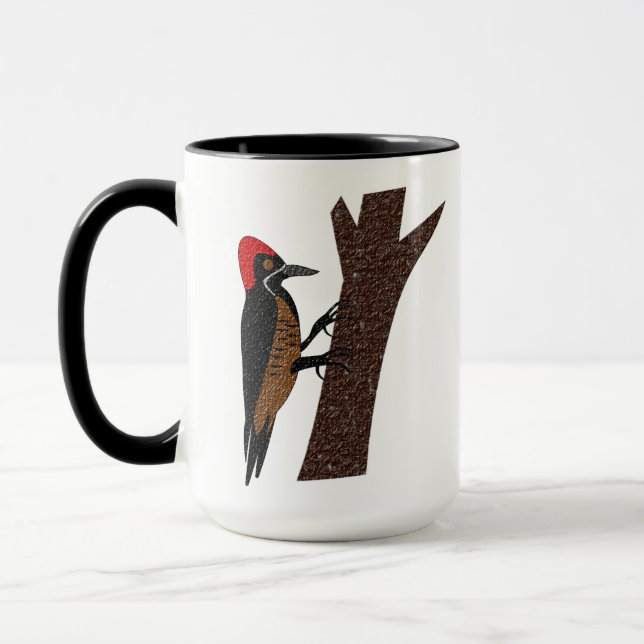 Leistungsstarker Woodpecker Tasse (Links)