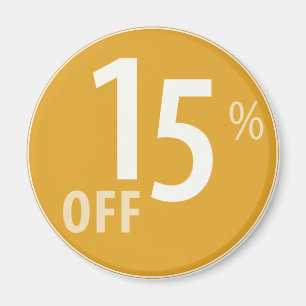 Leistungsstarkes 15%-OFF-Sign - Magnete Magnet
