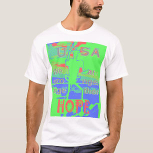 Leistungsstarkes ECO USA Hillary Hoffnung Wir Sind T-Shirt
