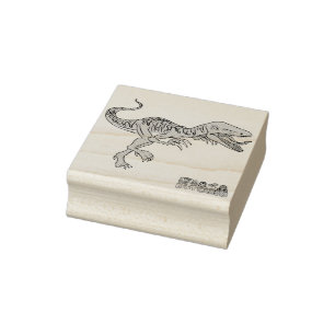 Leistungsstarkes, furchterregendes Raptor-Siegel Gummistempel