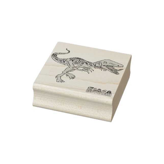 Leistungsstarkes, furchterregendes Raptor-Siegel Gummistempel (Stempel)