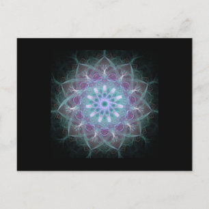 Leistungsstarkes High Energy Mandala Postkarte