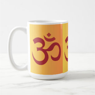 Leistungsstarkes Om-Symbol - Vibrationen des Unive Kaffeetasse