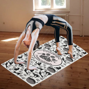 Leistungsstarkes Positionskatze-Stretching-Yoga-Ma Yogamatte