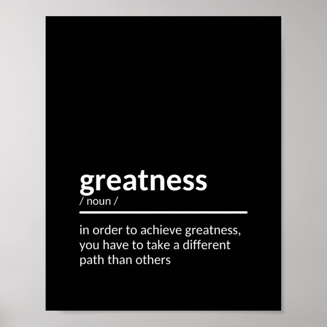 Leistungsstarkes Zitat, um Großzügigkeit Inspirier Poster (Vorne)