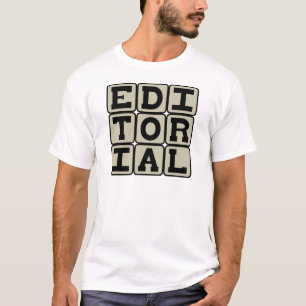 Leitartikel, Zeitungsartikel T-Shirt