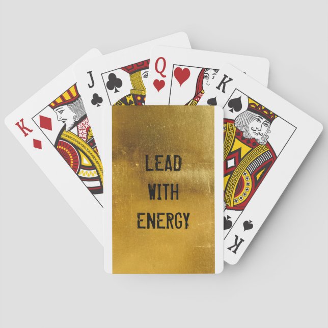 LEITEN MIT ENERGIESPIELKARTEN SPIELKARTEN (Rückseite)