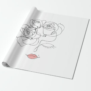 Leiter der Blume Kunst, Kunstgewerbe mit Blume, Geschenkpapier
