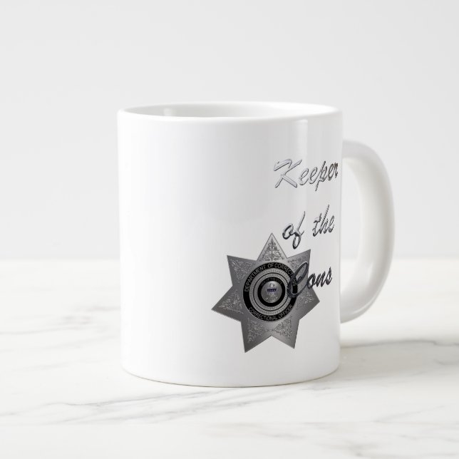Leiter der Cons, Officers Jumbo Tasse SILVER (Vorderseite Rechts)