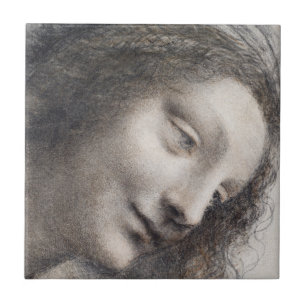 Leiter der Jungfrau von Leonardo da Vinci Fliese