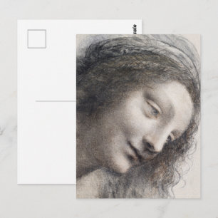Leiter der Jungfrau von Leonardo da Vinci Postkarte