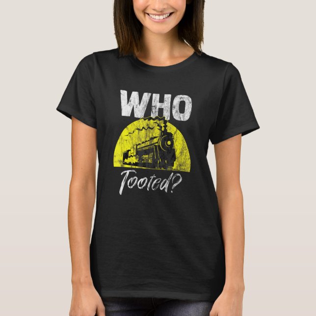 Leiter der Lokomotive, die Züge getoockt T-Shirt (Vorderseite)