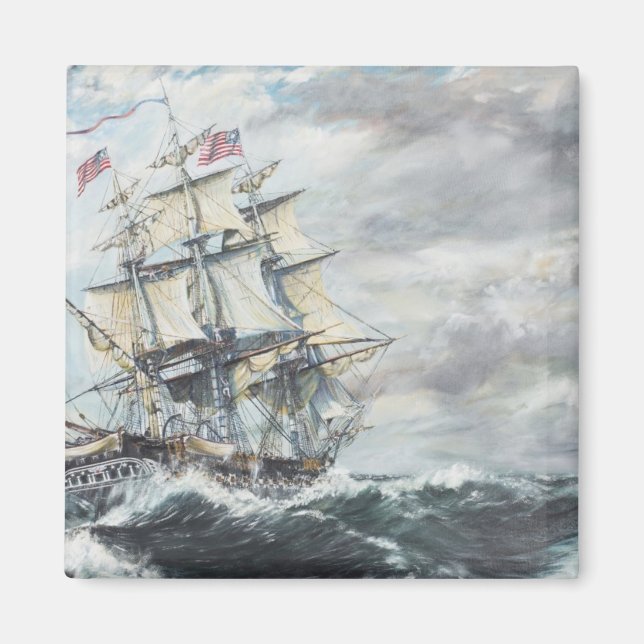 Leiter der US-Verfassung für HM Frigate Guerriere Magnet (Vorne)