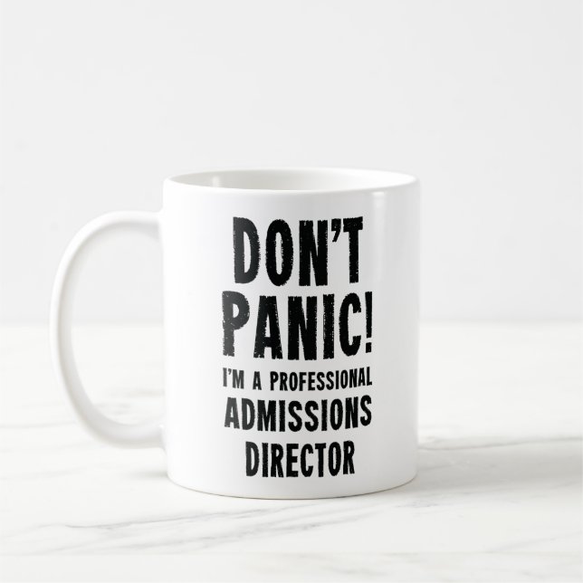 Leiter der Zulassungstätigkeit Kaffeetasse (Links)