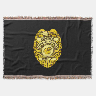 Leiter des Abzeichens der Polizei der Küche Decke